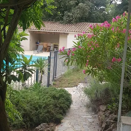 Belle Piscine Provence Uzes Climatisée Villa Saint-Victor-des-Oules