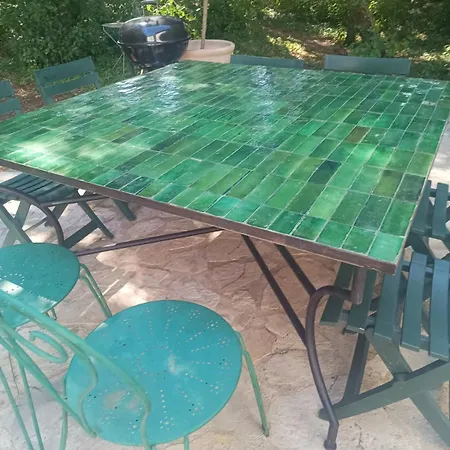 Villa Belle Piscine Provence Uzes Climatisee Saint-Victor-des-Oules